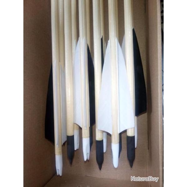 FLECHES BOIS BUCKTRAIL 40# - 5/16 - 100Gr