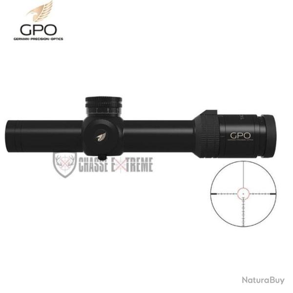 Lunette GPO Tactical 1-8x24 - HS IL FFP