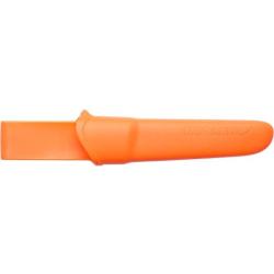 Couteau Morakniv companion noir/orange lame 104 mm manche caoutchouc