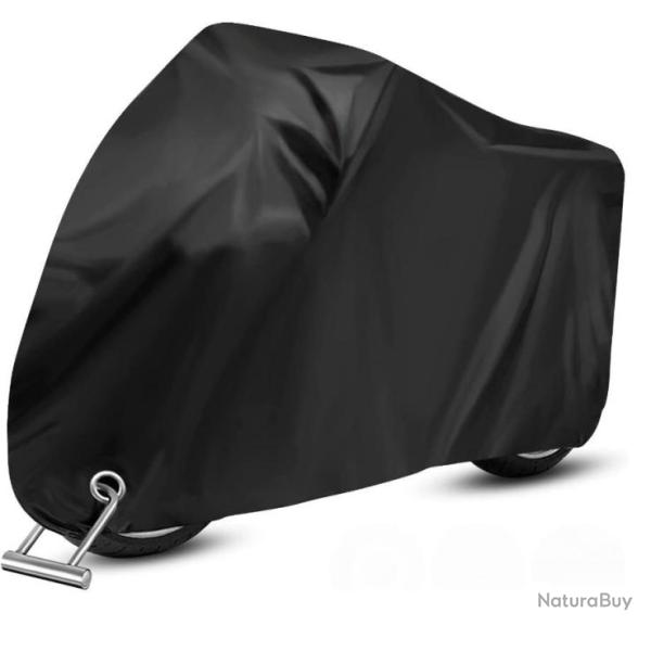 Housse de Protection pour Moto 265x105x125 cm Etanche Tissu Oxford 190T Exterieur Livraison Gratuite