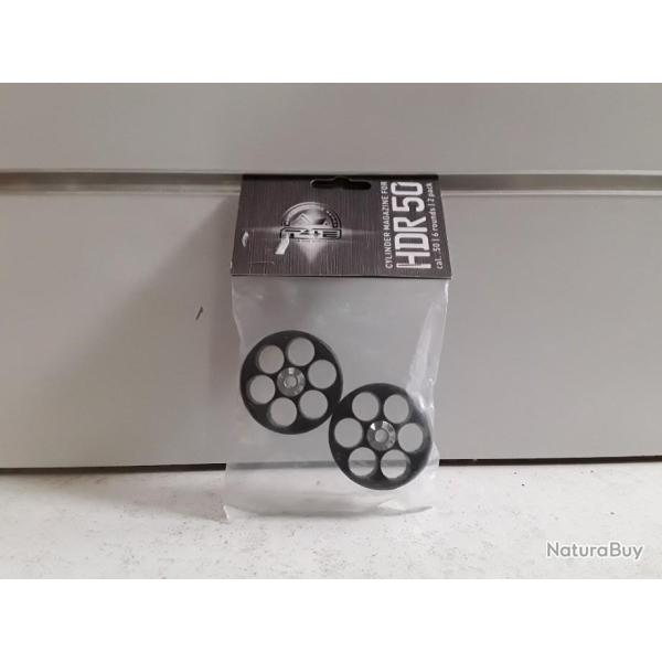 LOT DE X2 BARILLETS UMAREX HDR50 T4E CAL50 6 COUPS