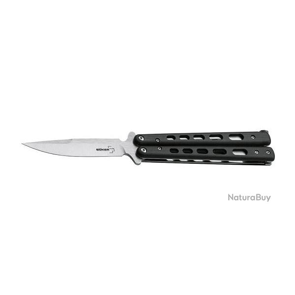 COUTEAU PAPILLON BALISONG G10 BOKER PLUS
