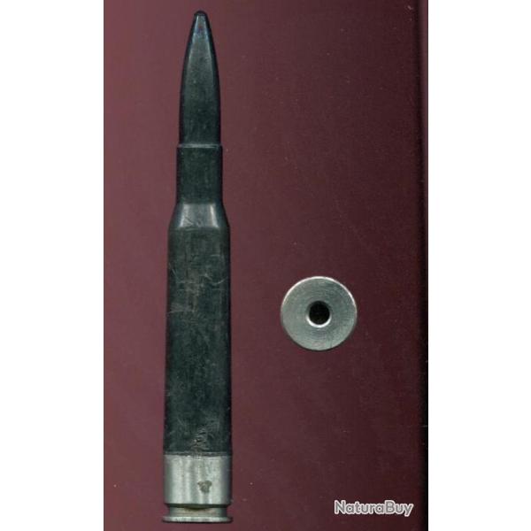 12.7 x 108 URSS - inerte de manipulation plastique noir et acier