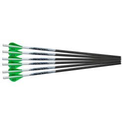 6 Fl&egrave;ches Proflight Carbone pour arbal&egrave;tes Excalibur 18 pouces