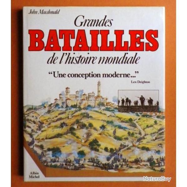 GRANDES BATAILLES DE L'HISTOIRE MONDIALE-John Macdonald