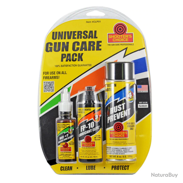 PACK NETTOYANT SHOOTER'S CHOICE