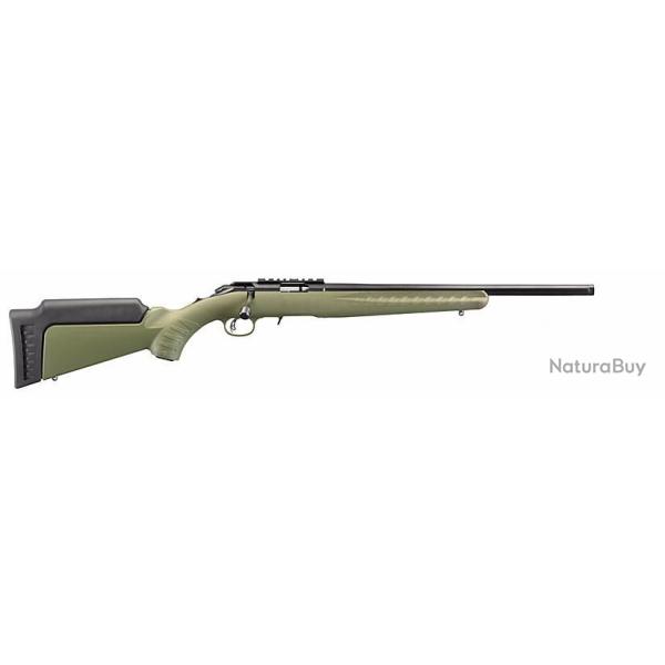 Carabine Ruger American Rimfire Cal.22lr - chargeur 10 coups - canon de 46cm filet 1/2-28" verte