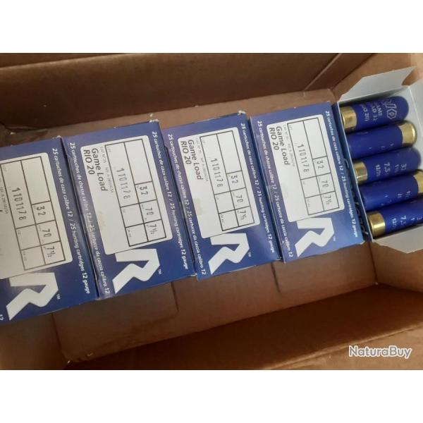 Lot de 125 RIO  32 cal 12