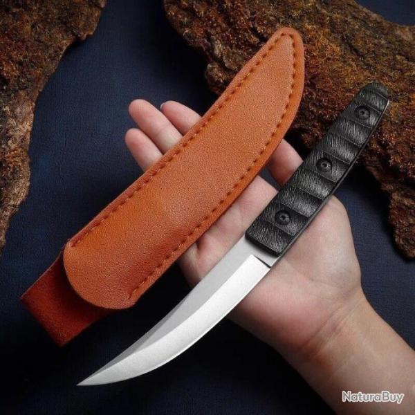 couteau poignard tactique avec tui custom combat collection chasse peche survie #0060