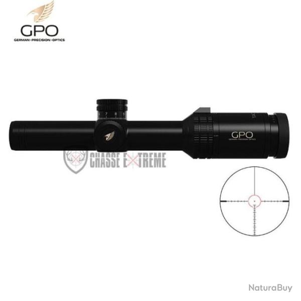 Lunette GPO Tactical 1-6x24 HS IL FFP