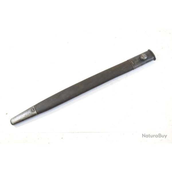 Fourreau de baionnette Anglaise 1907 - bouterolle � bord plat, chape sans rivetage
