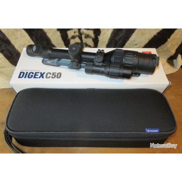 Lunette de Vis�e Num�rique Jour & Nuit  PULSAR  Digex C50 avec Lampe Digex-X940S