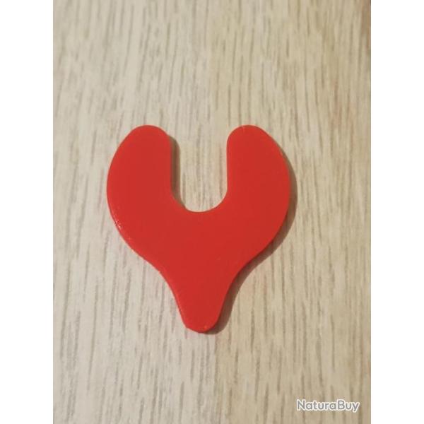 Bague ROUGE pour protection de d�tendeur pistolets Morini CM162EI/MI ;CM200EI ; MatchGuns MGH1 ; MG1