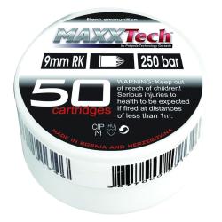 MAXXTECH - BALLE 9MM/380 REV A BLANC X50