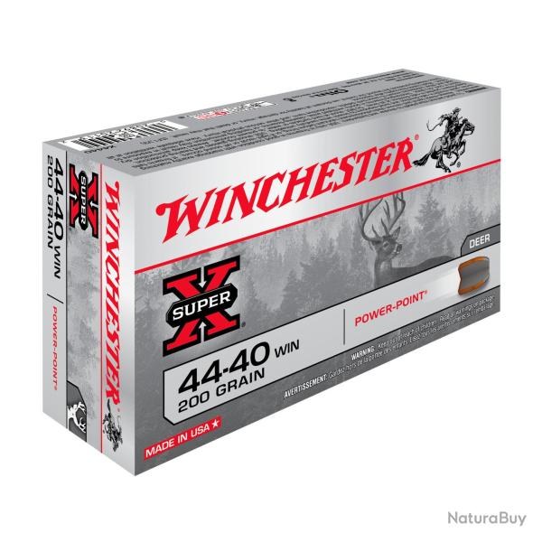 WINCHESTER - BALLES 44-40WIN SUPER-X SP 200GR X50