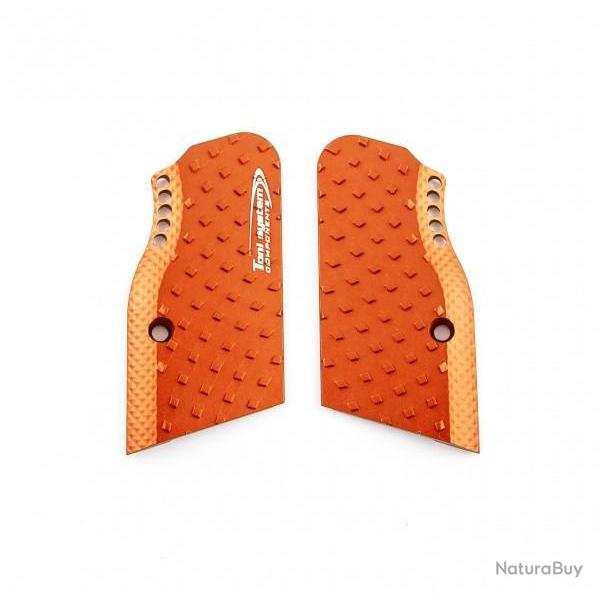 Poign�es courtes plus l�g�res Vibram - petit cadre pour Tanfoglio - Orange - TONI SYSTEM