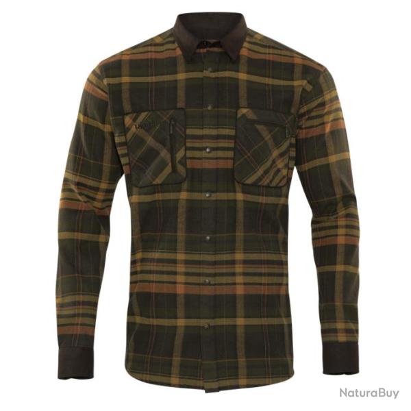 Chemise Pajala Green Brown