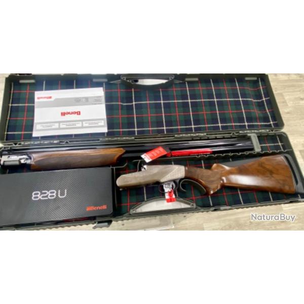 FUSIL BENELLI 828 U SILVER Cal 20/76 Canon71cm