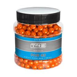 500 Billes de peinture Bio Orange Sport PAB Umarex Calibre .43