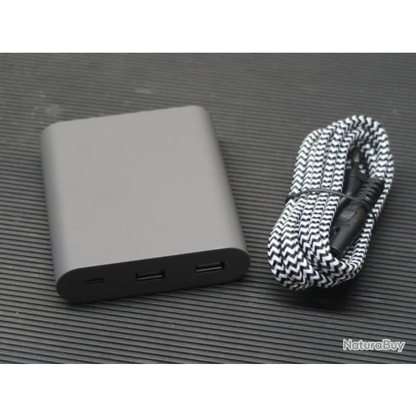 Chargeur smartphone / tablette / ordi portable 40 watt REF @