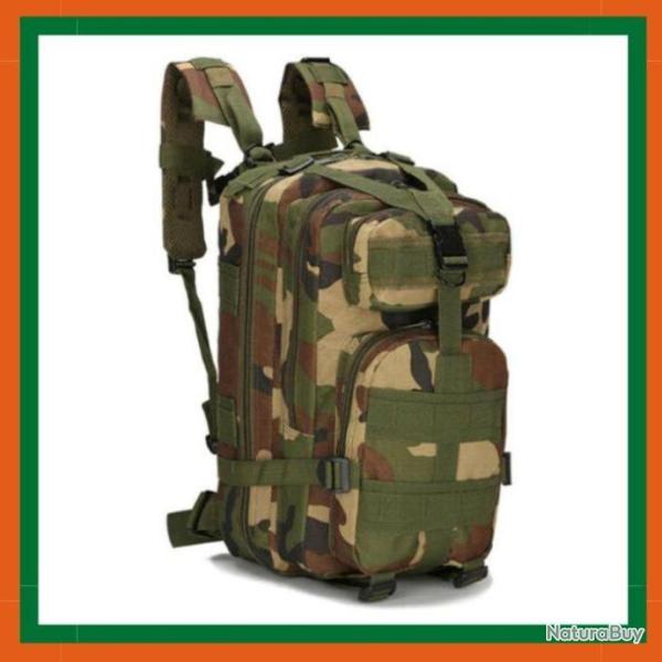 Sac � dos tactique 30L - Camouflage woodland - Livraison