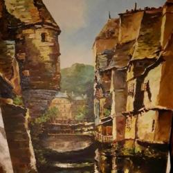 Tableau dordogne sign&eacute;