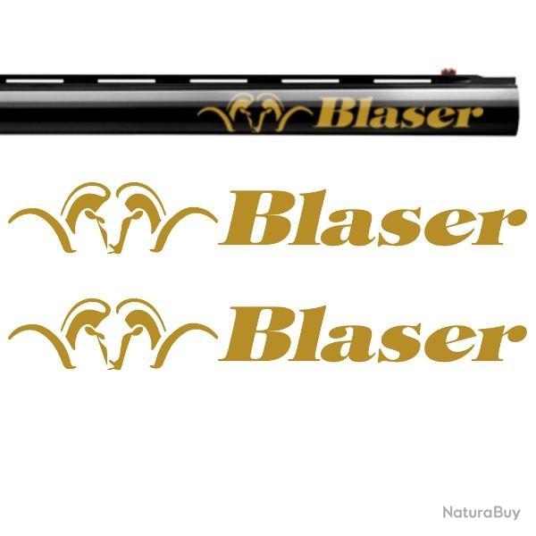 2x Blaser Vinyle Autocollant pour canon. 8 couleurs et 3 tailles au choix
