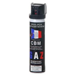CBM - Bombe Gaz CS Capot Clapet 75ml
