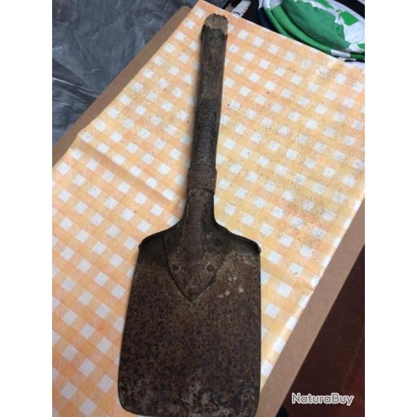 pelle de tranche franaise / allemande poilu 1914/1918 1939/1945 ww1 ww2