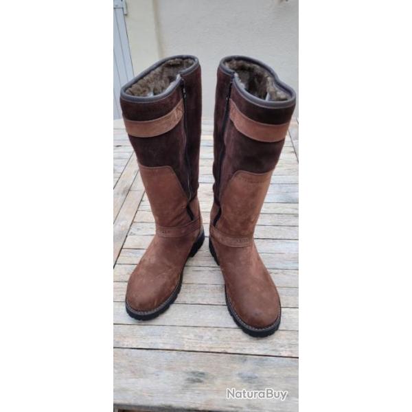 Vend bottes de chasse fourr�es, goretex AIGLE PAREFIELD pointure 41