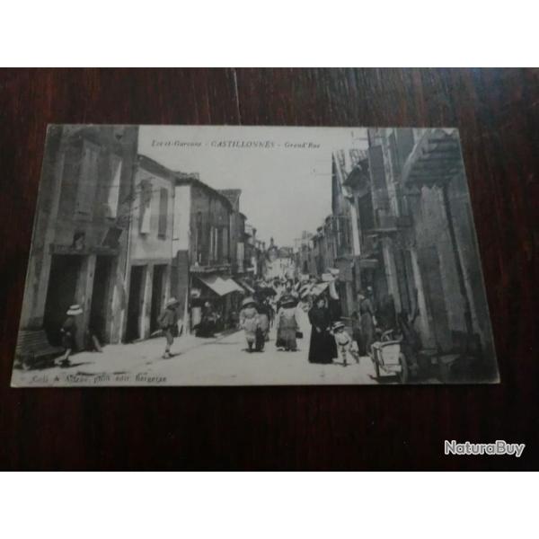 CP  dpt 47  CASTILLONNES  GRAND RUE