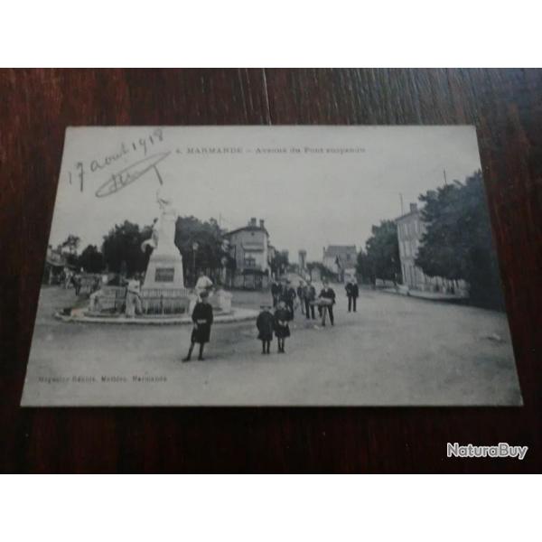 CP  dpt 47  MARMANDE AV DU PONT SUSPENDU