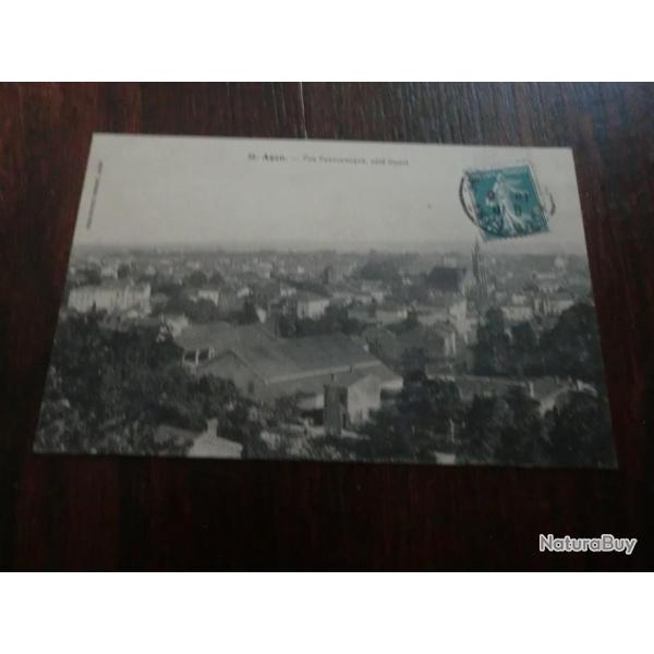 CP  dpt 47  AGEN  VUE PANORAMIQUE COTE OUEST