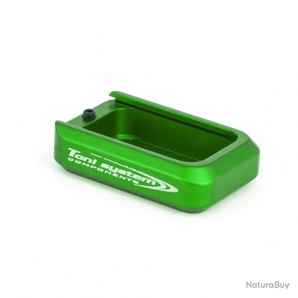 +1 extension de chargeur rond pour petit cadre Tanfoglio - Vert - TONI SYSTEM