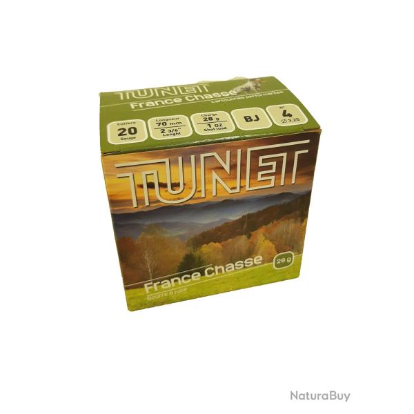 25 Cartouches TUNET cal.20/70 28g BJ PB 4