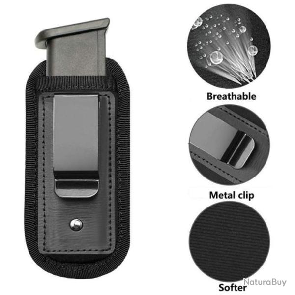 Etui - Pochette Chargeur pour convient 9mm Pistolet .40mm Glock 19, 21, 22, 23, Ruger SR40, Beretta
