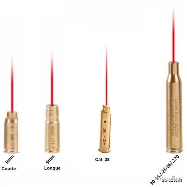 Collimateur Balle Laser BORE SIGHTER R�glage Fusil Carabine 30-30 9mm .38 Lunette Viseur Chasse