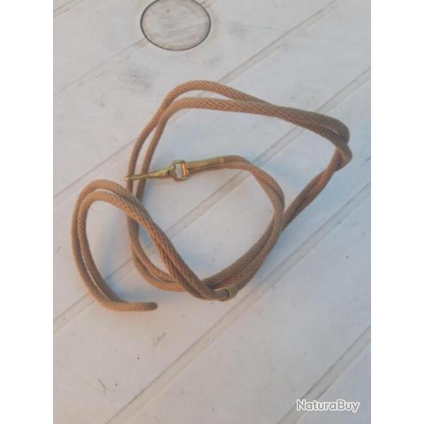 DRAGONNE EN CORDE ET FIXATION METAL POUR COLT 45
