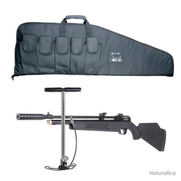 PACK 3 PCP CARABINE SNOWPEAK PR900R SYNTH�TIQUE Cal. 5,5 mm 19,9 Joule + pompe bar + �tui de protec