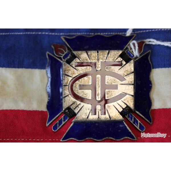 BRASSARD DES CROIX DE FEU FILS ET FILLE DE FRANCE AVANT  GUERRE 39/45