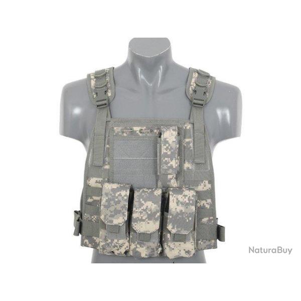 Plate Carrier ACU w/ 3 Poches (DMoniac)