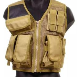 Veste Holster Tactique Recon D&eacute;sert (DMoniac)