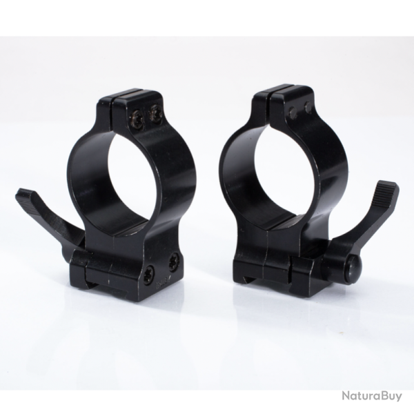 COLLIERS SIGNATURE 34 mm HAUT QUICK DETACHABLE AVEC LEVIER - ACIER - TALLEY