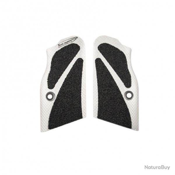 Poignes 3D ultra courtes - grand cadre pour Tanfoglio - Gris - TONI SYSTEM