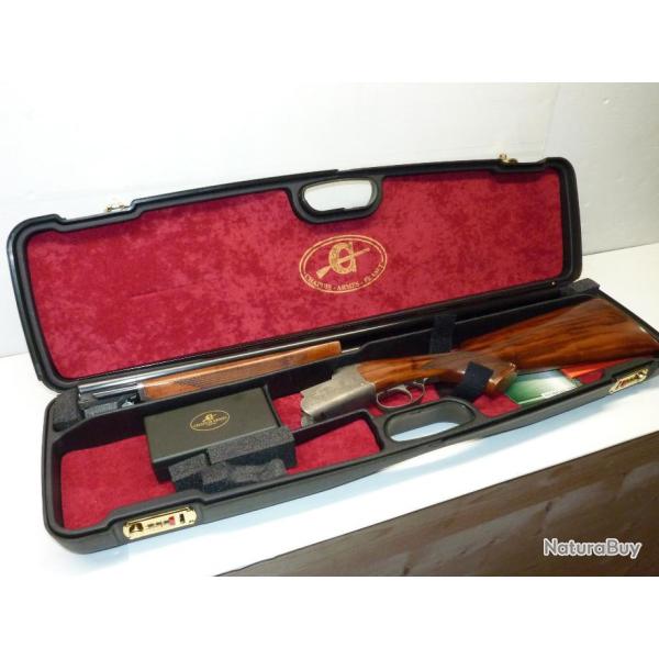 FUSIL SUPERPOSE CHAPUIS MODELE C35 ROUND DESIGN - CAL 12/76 - EJECTEURS  - MONODETENTE- CHOKES INTER