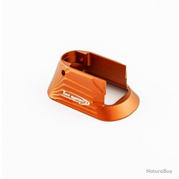 Magwell ouvert en aluminium pour Tanfoglio grand cadre - Orange - TONI SYSTEM