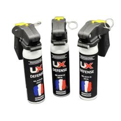 3X Bombe gel poivre UX Umarex Poign&eacute;e Pro 100 ml avec goupille