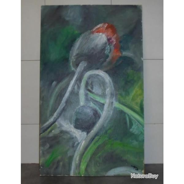 HEINZ KERN GRANDE PEINTURE NATURE MORTE 2006 ALLEMAGNE GERMAN ARTIST