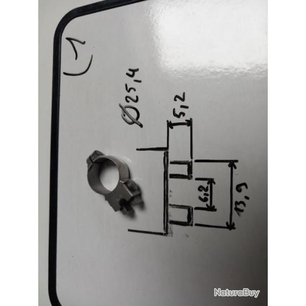 Collier akah brute pour montage � crochets (r�f 1)