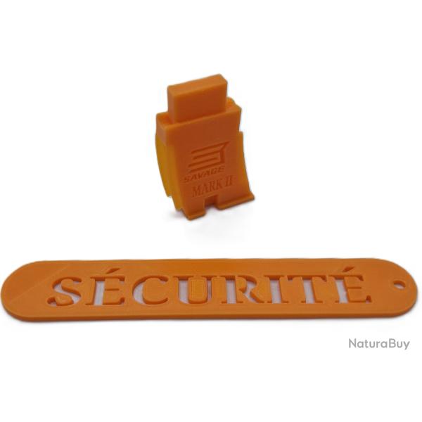 Savage Mark II et Stevens Chargeur de s�curit� ergonomique (Mag Flag) 22 LR